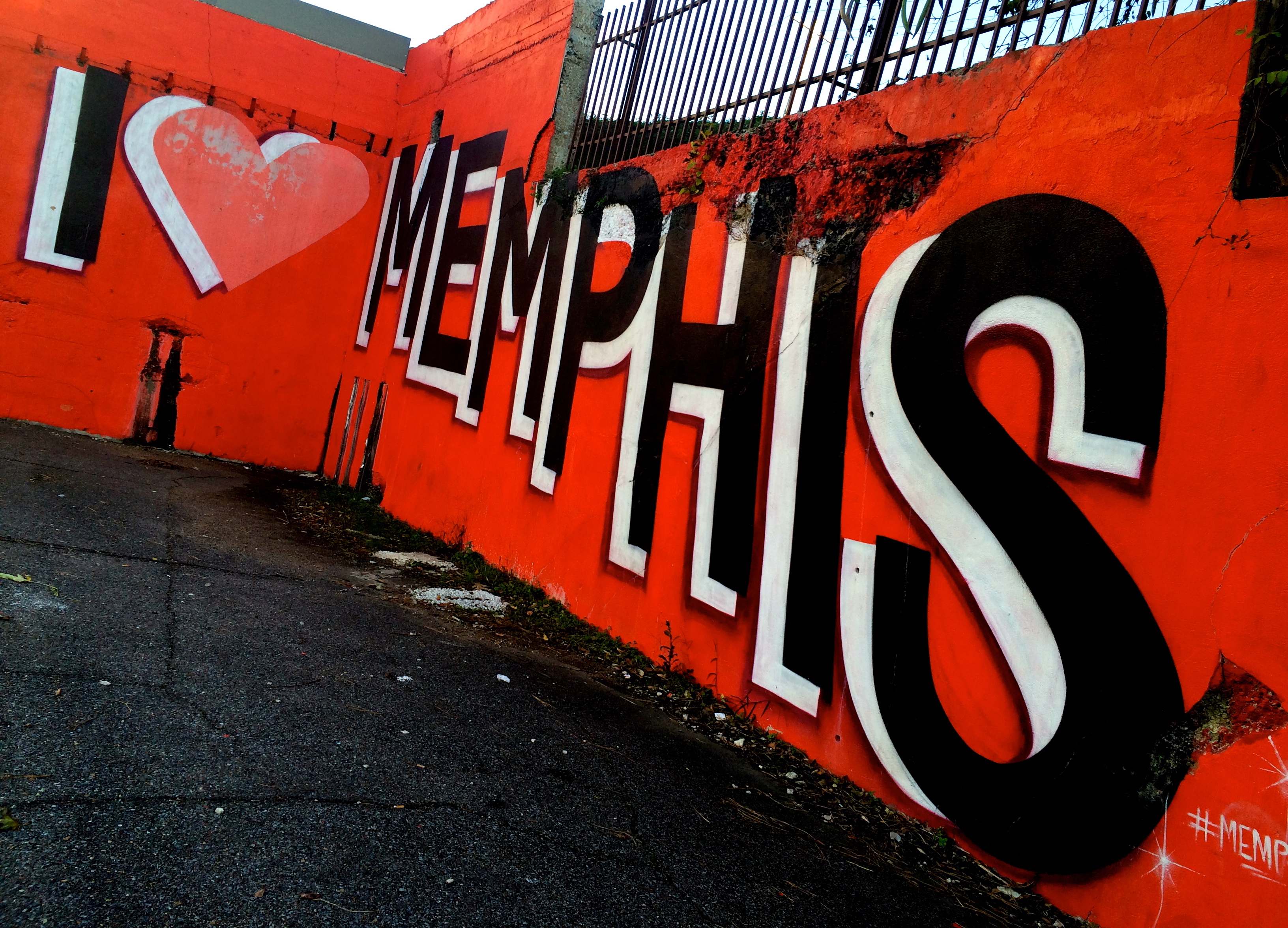 Name: I Love Memphis mural<br>Artist: Brandon Marshall in collaboration with UrbanArt